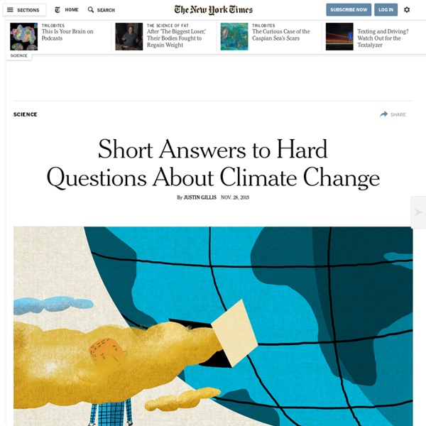Short Answers to Hard Questions About Climate Change