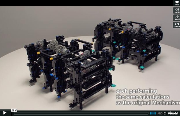 The Antikythera Mechanism in Lego