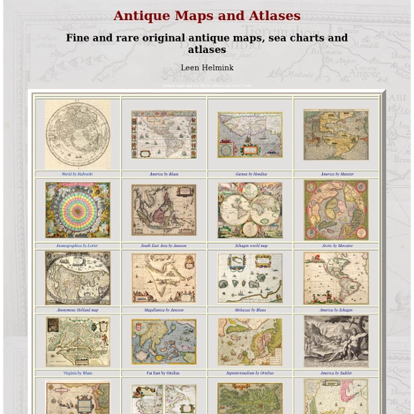 Antique Maps, Old maps, Vintage Maps, Antique Atlases, Old Atlas