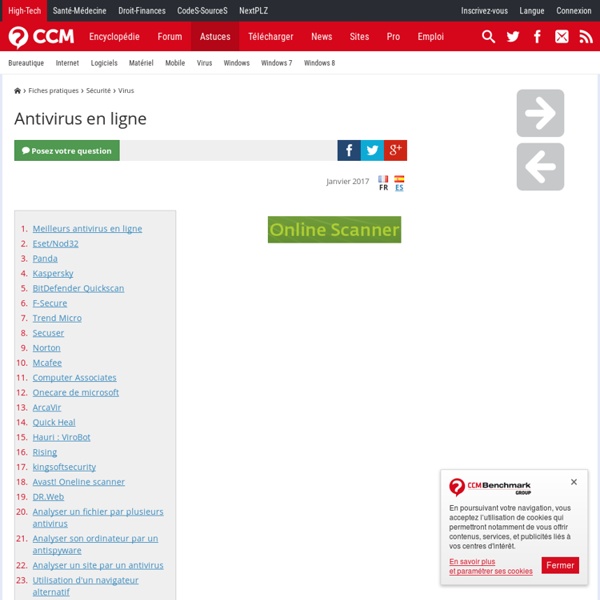 Antivirus en ligne