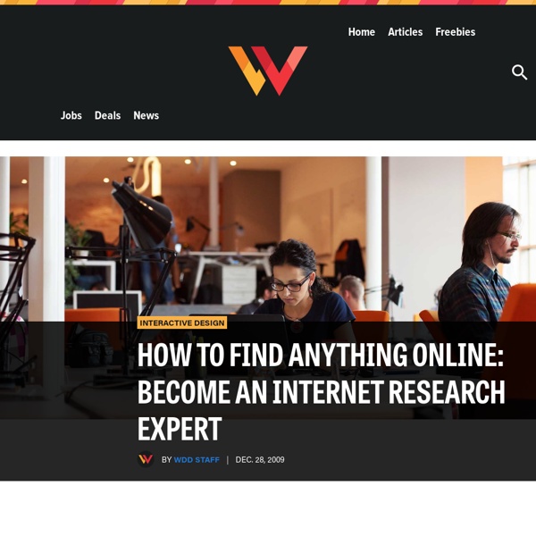 How to Find Anything Online: Become an Internet Research Expert