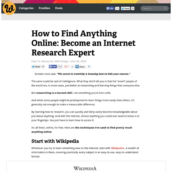 How to Find Anything Online: Become an Internet Research Expert