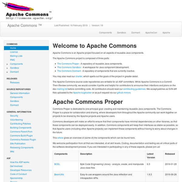 Apache Commons - Apache Commons