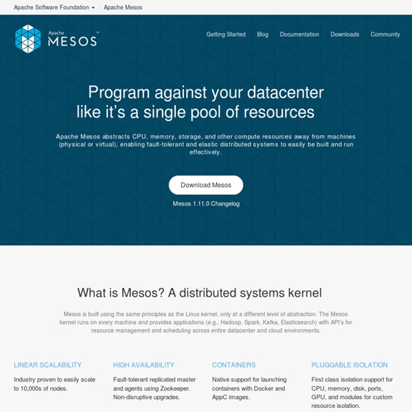 Mesos: Dynamic Resource Sharing for Clusters