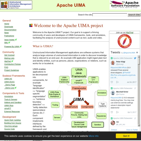 Apache UIMA - Apache UIMA