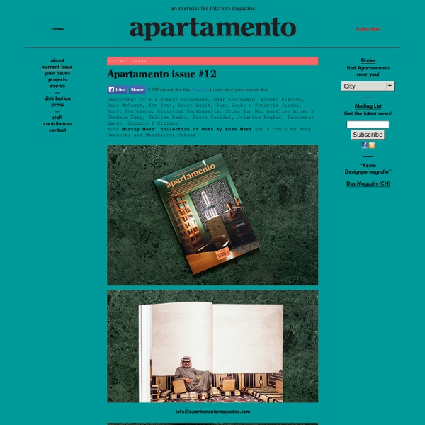Apartamento - an everyday life interiors magazine