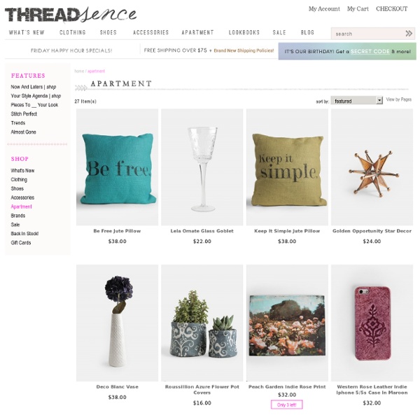 Indie Decor, Toys, and Gifts - Threadsence.com