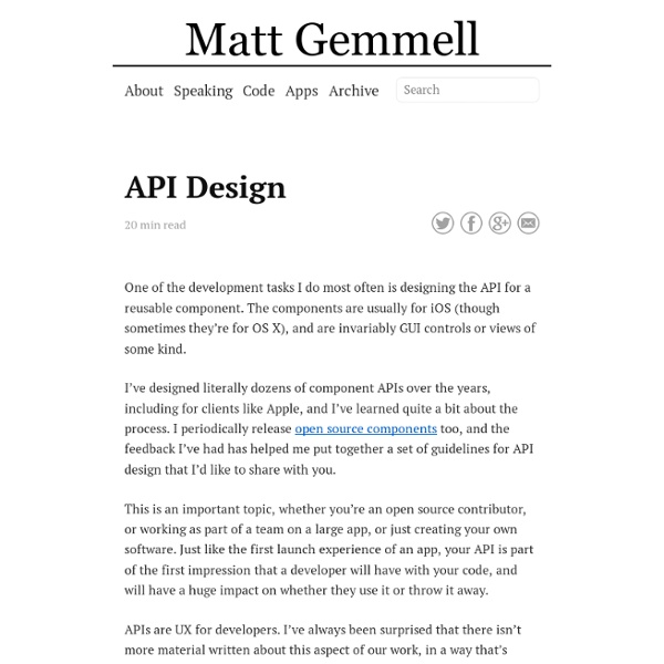 API Design