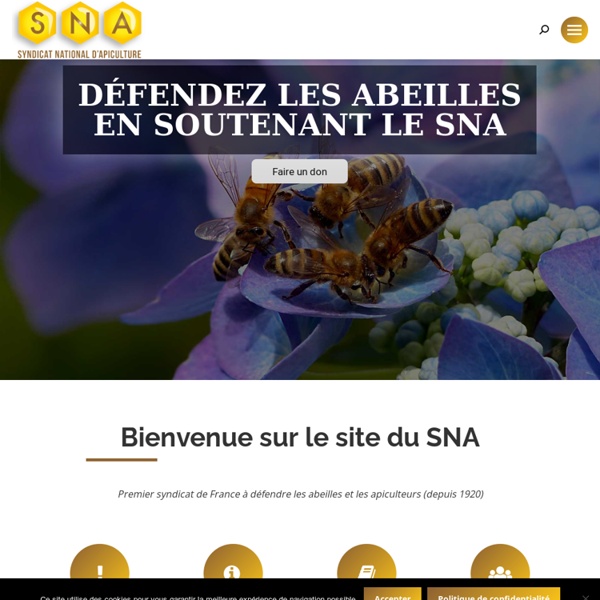 Accueil - Syndicat National d'Apiculture