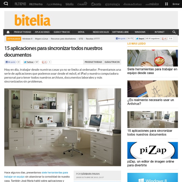 Mejores aplicaciones de sincronización en la nube