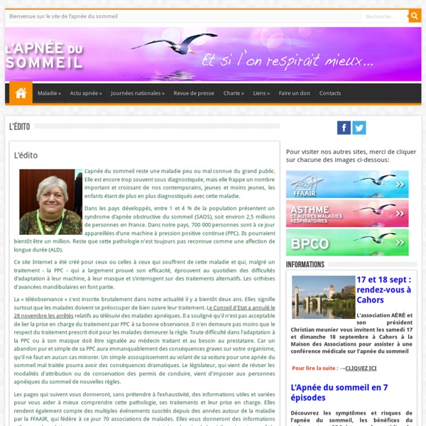 Www.apneedusommeil.net » Un site utilisant WordPress