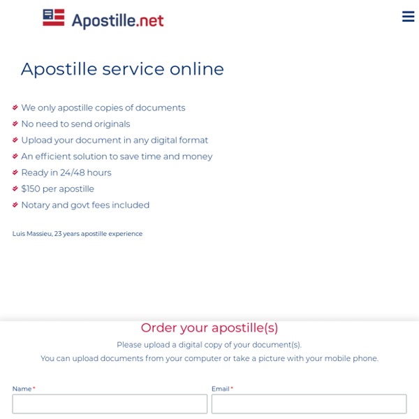 Apostille Service Online Specialized In Digital Copies