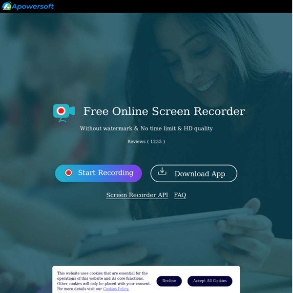 Apowersoft Free Online Screen Recorder - Web-based Screen recorder
