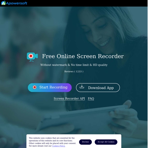 Apowersoft Free Online Screen Recorder Webbased Screen recorder