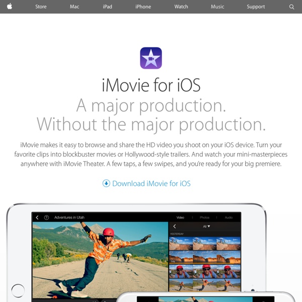 iMovie for iOS