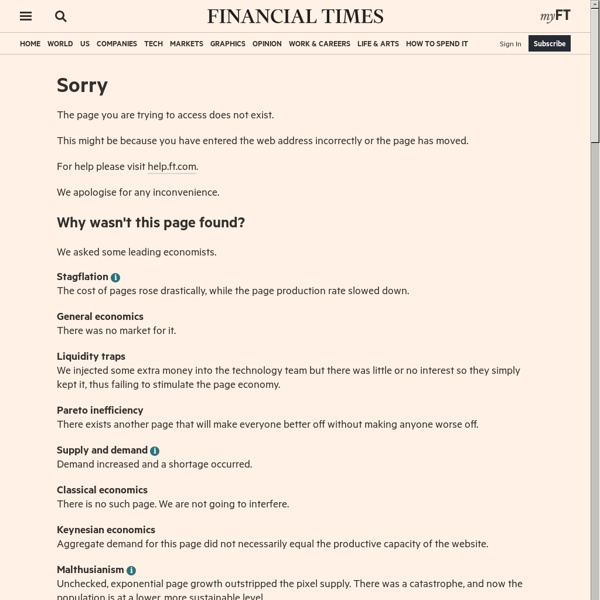 World business, finance, and political news from the Financial Times