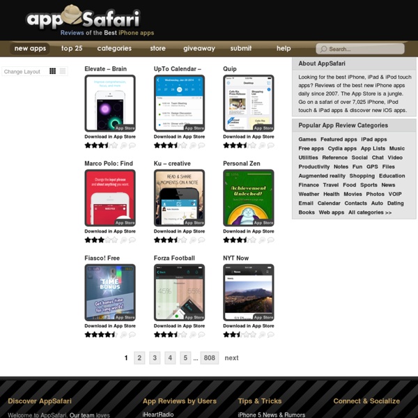 AppSafari - iPhone Apps, iPad apps & iPod touch App Reviews