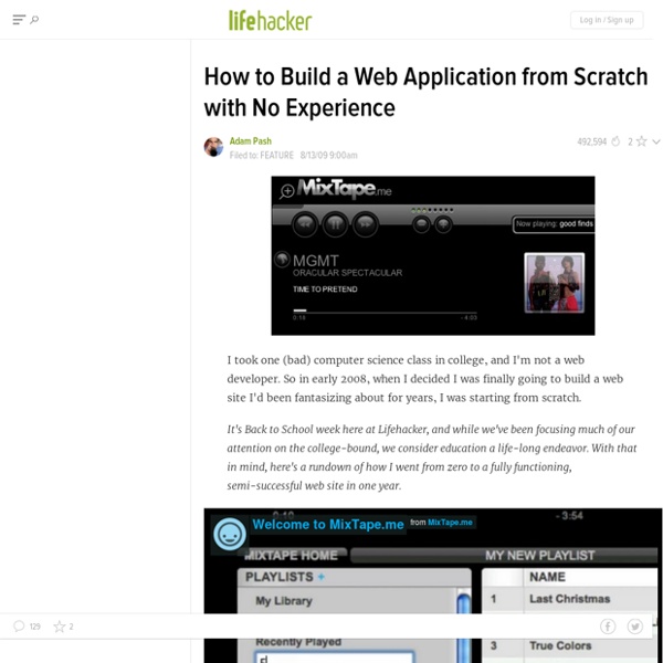 How to Build a Web Application from Scratch with No Experience