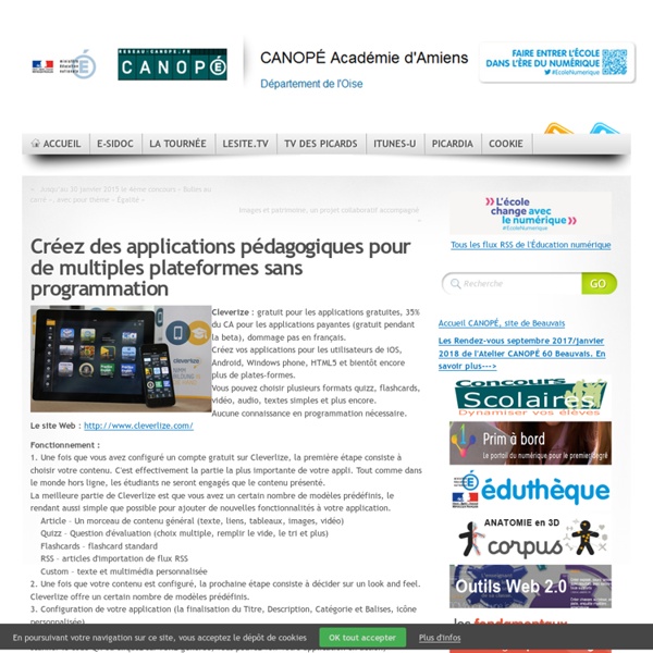 Créez des applications pédagogiques pour de multiples plateformes sans programmation