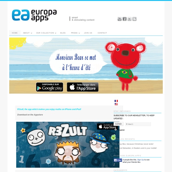 Editeur d'ebooks et d'applications pour tablettes et smartphones - Europa apps