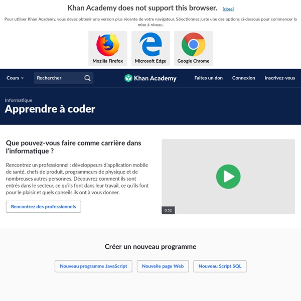 Apprendre à coder