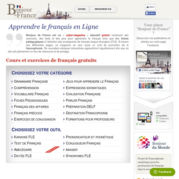 Apprendre le français en France - Learn French - French courses - Cursos de francés - Corsi di francese - Französischkurs - Cursos de francês