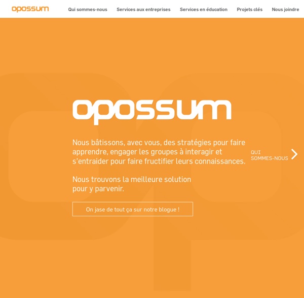 Opossum, web social et participatif 