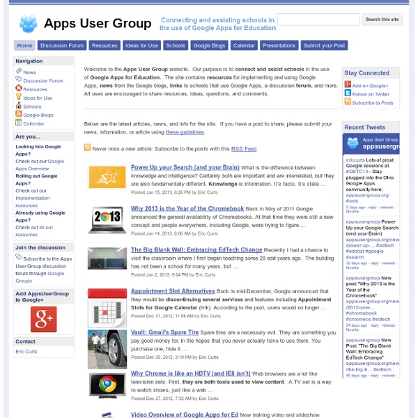Apps User Group