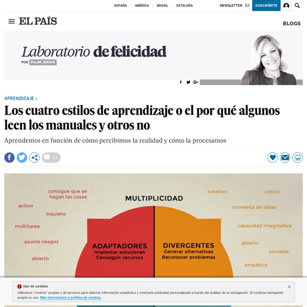 Aprendizaje: Los cuatro estilos de aprendizaje o el por qué algunos leen los manuales y otros no