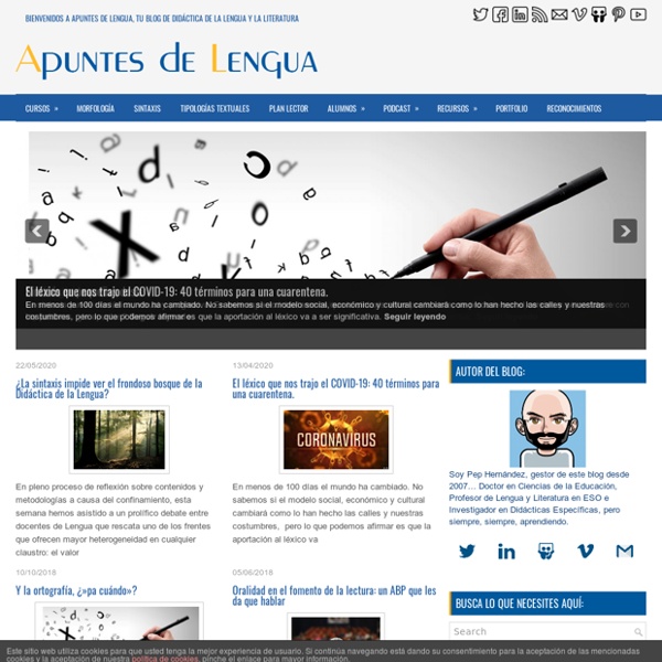 Apuntes de Lengua – Lengua, Literatura y TIC en Secundaria