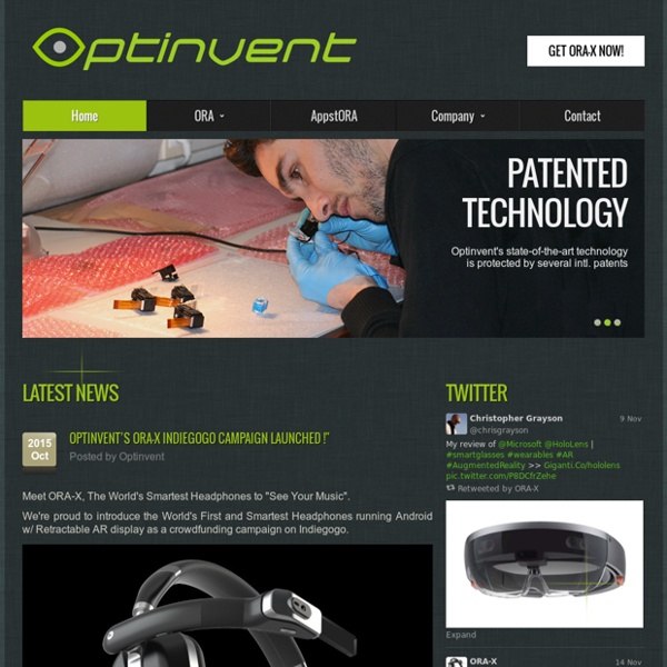 AR Glasses by Optinvent