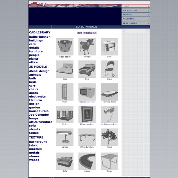 Generation s.r.l. - 3D Models - Texture - Cad Library - free download