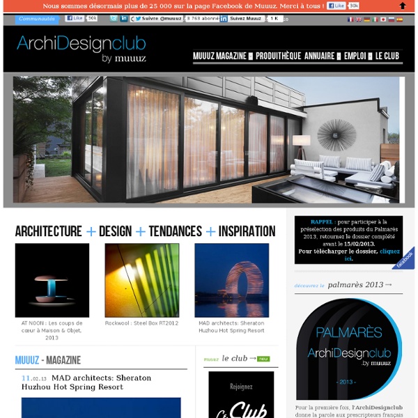 Muuuz - Blog Architecture, Design, Trends, Inspiration