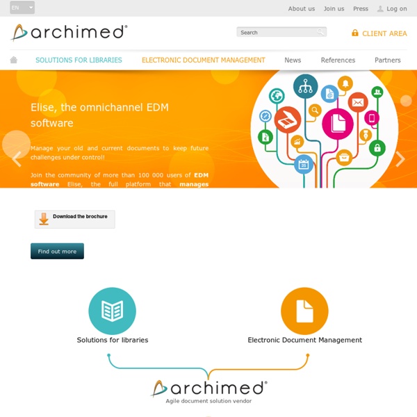 Archimed - L'industrie de la connaissance