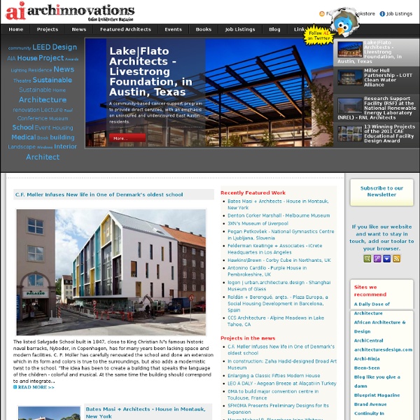 Archinnovations.com Front Page