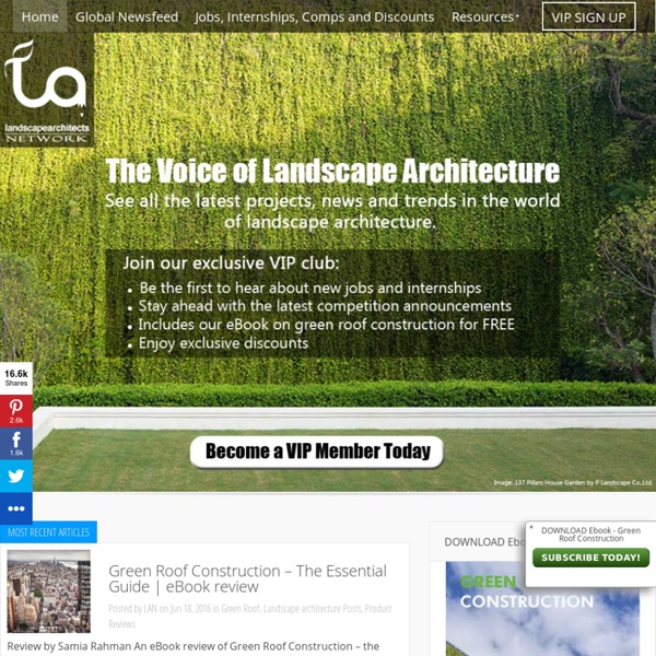 Landscape Architects Network - Revealing the environment