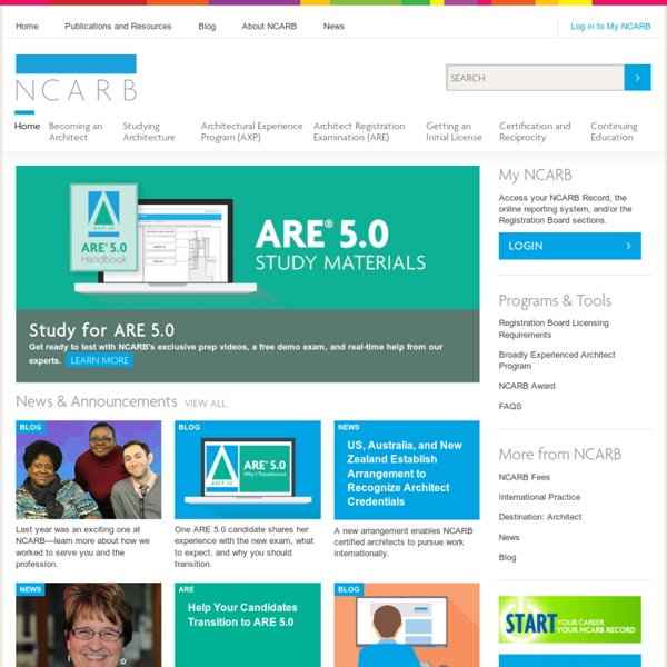 NCARB - National Council of Architectural Registration Boards