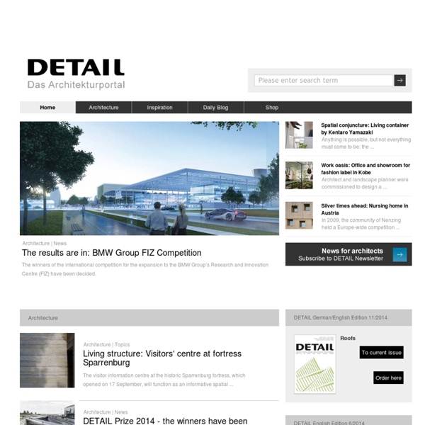 DETAIL-online.com - The portal for architecture and construction