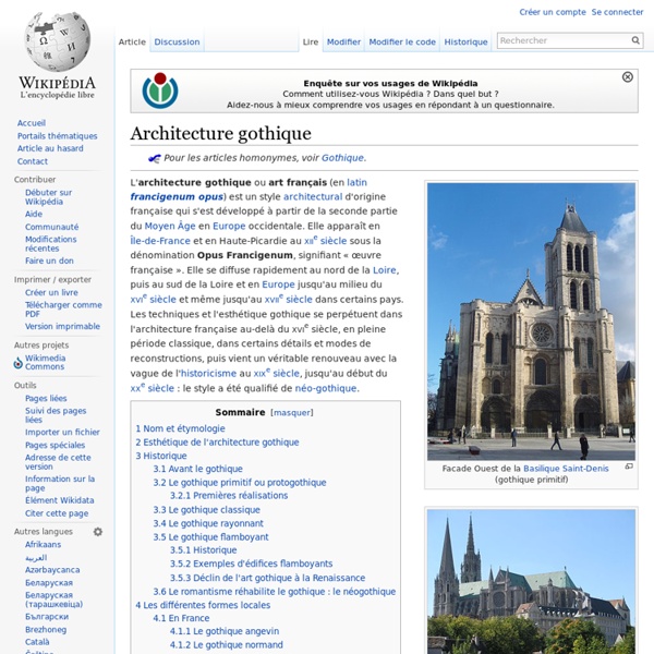 Architecture gothique