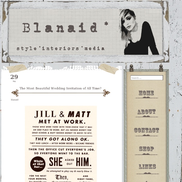» Blog Archive » The Most Beautiful Wedding Invitation of All Time?