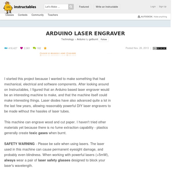 Arduino Laser Engraver