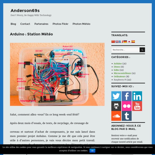 Arduino : Station Météo