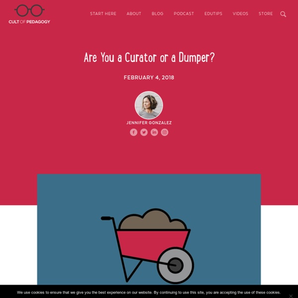 Are You a Curator or a Dumper?
