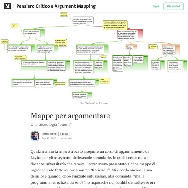 Mappe per argomentare – Pensiero Critico e Argument Mapping