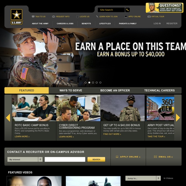 Go Army Homepage