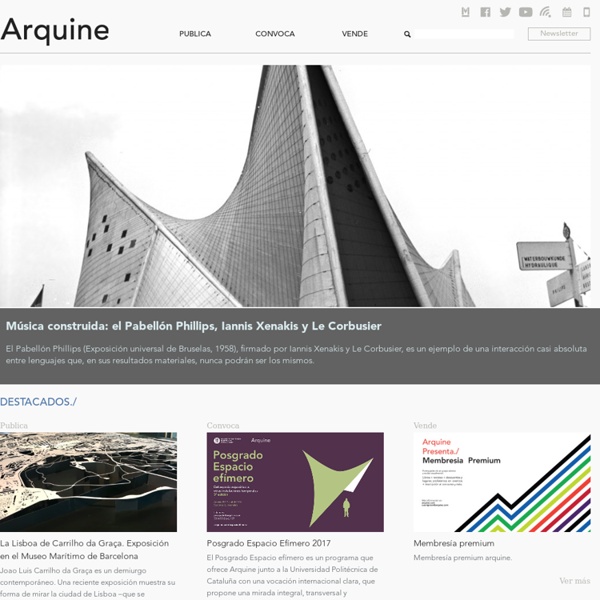 Arquitectura, diseño y ciudad desde México.