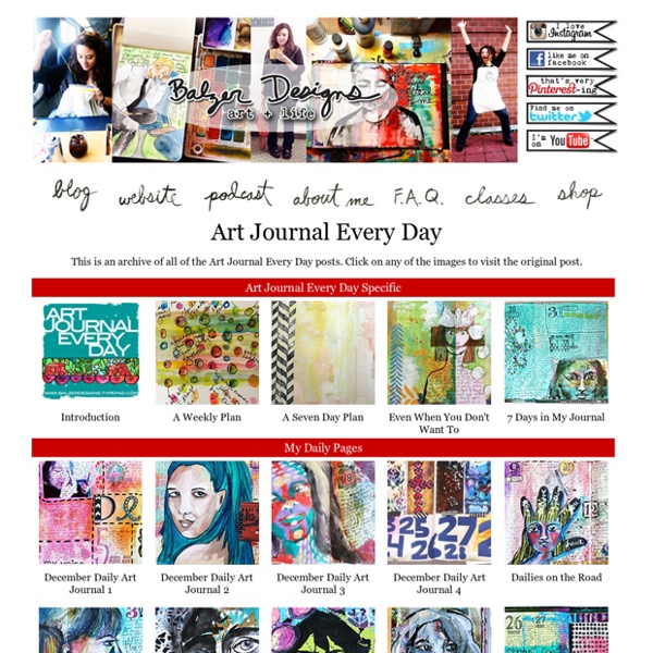 Art Journal Every Day Archive