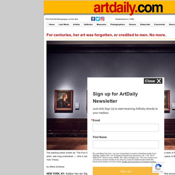 Artdaily.org - The First Art Newspaper on the Net