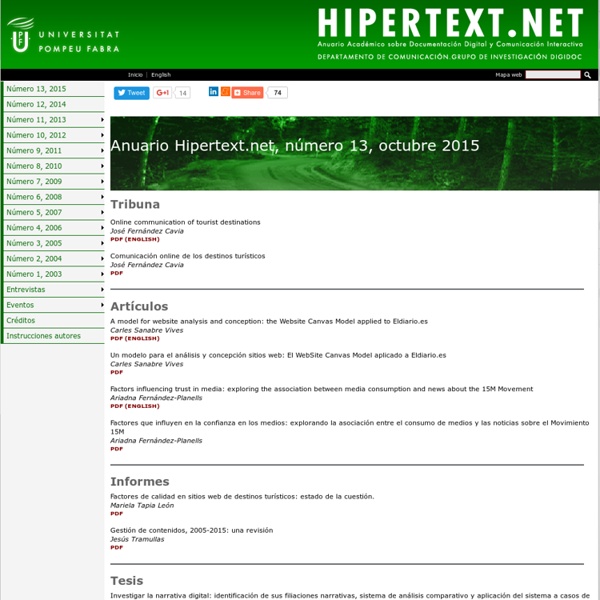 Anuario hipertext.net número 4, mayo 2006