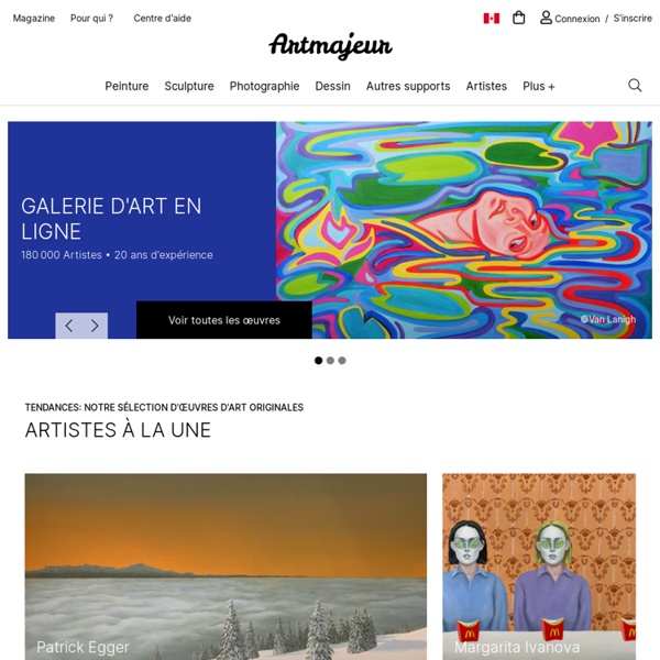 Galerie d'Art en ligne Vendre des tableaux, acheter des œuvres originales et impressions haut de gamme sur Artmajeur